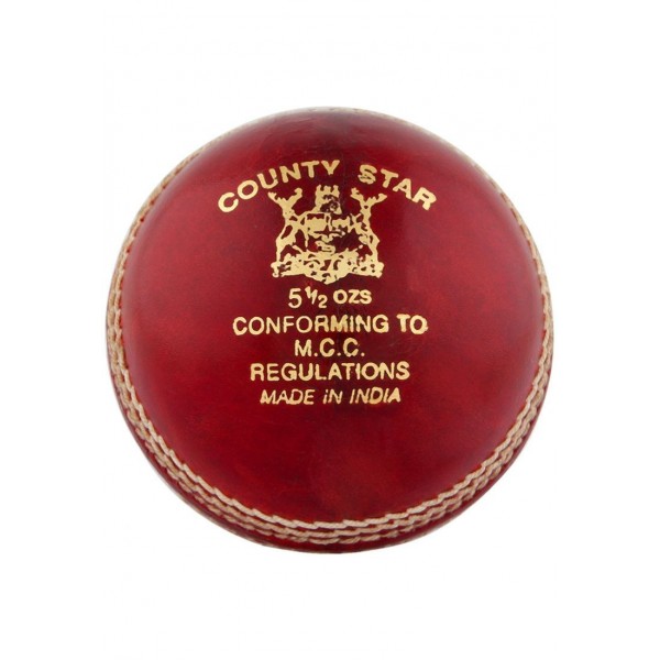 GM County Star Cricket Leather Ball